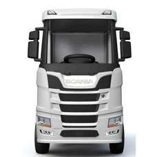 Детский электромобиль грузовик M 6062 EBLR-11 серый, Scania, 4 мотора фото 14