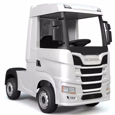 Детский электромобиль грузовик M 6062 EBLR-11 серый, Scania, 4 мотора фото 21