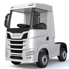 Детский электромобиль грузовик M 6062 EBLR-11 серый, Scania, 4 мотора фото 41