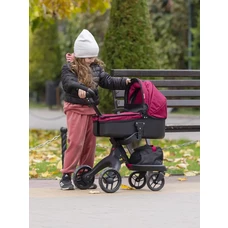 Коляска для куклы Carrello Gloria 9631A Deep red, фото 1