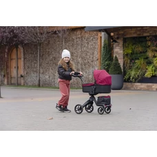 Коляска для куклы Carrello Gloria 9631A Deep red, фото 2