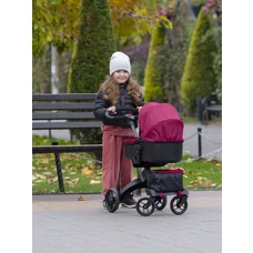Коляска для куклы Carrello Gloria 9631A Deep red, фото 4