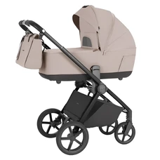 Универсальная коляска 2 в 1 Carrello Ultra CRL-6527 Maple Beige серо-бежевая, люлька, прогулочный блок