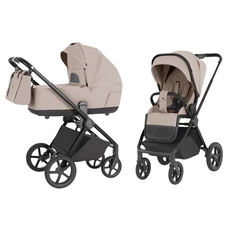 Универсальная коляска 2 в 1 Carrello Ultra CRL-6527 Maple Beige серо-бежевая, люлька, прогулочный блок фото 21