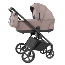 Универсальная коляска 2 в 1 Carrello Ultra CRL-6527 Floral Beige кремовая, люлька, прогулочный блок