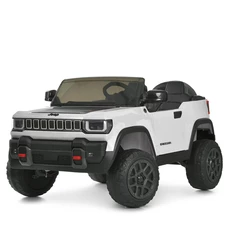 Детский электромобиль джип JJ 2500 EBLR-1 (24V) белый, двухместное сиденье фото 31