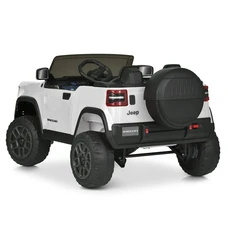 Детский электромобиль джип JJ 2500 EBLR-1 (24V) белый, двухместное сиденье фото 53