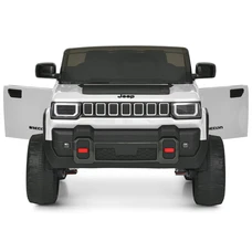 Детский электромобиль джип JJ 2500 EBLR-1 (24V) белый, двухместное сиденье фото 15