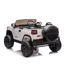 Детский электромобиль джип JJ 2500 EBLR-1 (24V) белый, двухместное сиденье фото 21