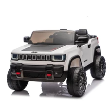 Детский электромобиль джип JJ 2500 EBLR-1 (24V) белый, двухместное сиденье фото 37