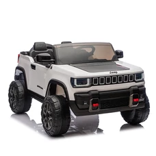 Детский электромобиль джип JJ 2500 EBLR-1 (24V) белый, двухместное сиденье фото 41