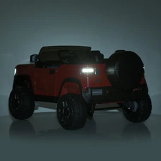 Детский электромобиль джип JJ 2500 EBLR-2 (24V) черный, двухместное сиденье фото 31