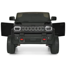 Детский электромобиль джип JJ 2500 EBLR-2 (24V) черный, двухместное сиденье фото 28