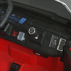Детский электромобиль джип JJ 2500 EBLR-3 (24V) красный, двухместное сиденье фото 11
