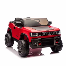 Детский электромобиль джип JJ 2500 EBLR-3 (24V) красный, двухместное сиденье фото 37