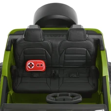 Детский электромобиль джип JJ 2500 EBLR-5 (24V) зеленый, двухместное сиденье фото 53
