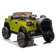 Детский электромобиль джип JJ 2500 EBLR-5 (24V) зеленый, двухместное сиденье фото 37