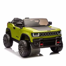 Детский электромобиль джип JJ 2500 EBLR-5 (24V) зеленый, двухместное сиденье фото 54