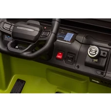 Детский электромобиль джип JJ 2500 EBLR-5 (24V) зеленый, двухместное сиденье фото 86