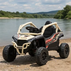 Детский электромобиль багги JS 330 EBLR-13 (24V) бежевый, с пультом управления фото 21