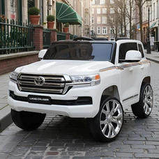 Детский электромобиль JJ 2022 EBLR-1 (24V) джип Toyota белый, четыре мотора