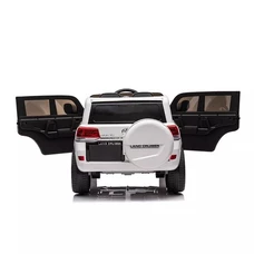 Детский электромобиль JJ 2022 EBLR-1 (24V) джип Toyota белый, четыре мотора фото 15