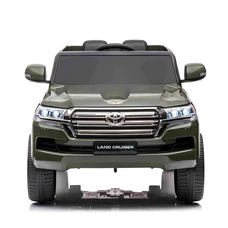 Детский электромобиль JJ 2022 EBLR-10 (24V) джип Toyota хаки, четыре мотора фото 14