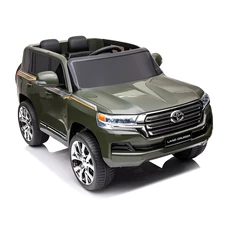 Детский электромобиль JJ 2022 EBLR-10 (24V) джип Toyota хаки, четыре мотора фото 41