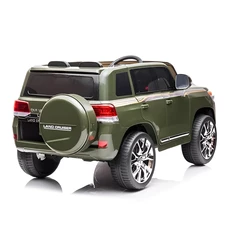 Детский электромобиль JJ 2022 EBLR-10 (24V) джип Toyota хаки, четыре мотора фото 54
