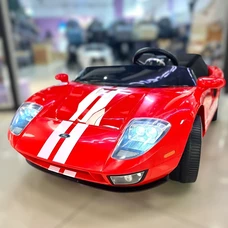 Двухместная детская машина M 6107 (2) ABLR-3 (24V) красная, Ford, надувные колеса