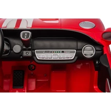 Двухместная детская машина M 6107 (2) ABLR-3 (24V) красная, Ford, надувные колеса фото 15