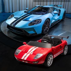 Двухместная детская машина M 6107 (2) ABLR-3 (24V) красная, Ford, надувные колеса фото 63