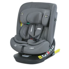 Автокресло El Camino i-Hold ME 1188 Shadow Gray серое, i-Size R129, Top Tether, isofix, фаза 1,2