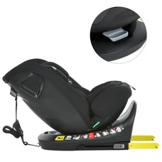 Автокресло El Camino i-Hold ME 1188 Natural Beige бежевое, i-Size R129, Top Tether, isofix, фаза 1,2 фото 41