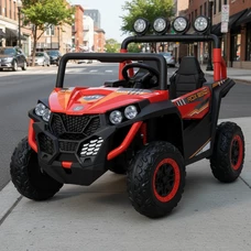 Двухместный детский электромобиль багги M 6058 EBLR-3 (24V) красный, с пультом управления