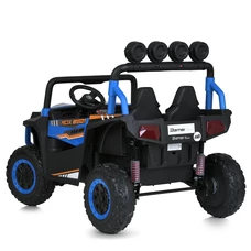 Двухместный детский электромобиль багги M 6058 EBLR-4 (24V) синий, с пультом управления фото 37