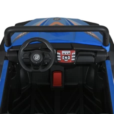 Двухместный детский электромобиль багги M 6058 EBLR-4 (24V) синий, с пультом управления фото 63