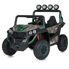 Двухместный детский электромобиль багги M 6058 EBLR-18-5 (24V) зеленый камуфляж, с пультом управления фото 21