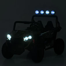 Двухместный детский электромобиль багги M 6058 EBLR-18-5 (24V) зеленый камуфляж, с пультом управления фото 54