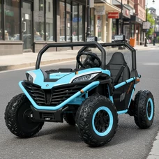 Двухместный детский электромобиль багги M 4969 EBLR-4 (24V) синий, моторы 4х80W