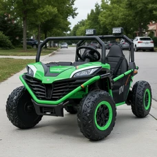 Двухместный детский электромобиль багги M 4969 EBLR-5 (24V) зеленый, моторы 4х80W
