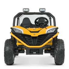 Двухместный детский электромобиль багги M 4969 EBLR-7 (24V) оранжевый, моторы 4х80W фото 14