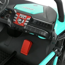 Двухместный детский электромобиль багги M 4969 EBLR-15 (24V) бирюзовый, моторы 4х80W фото 71