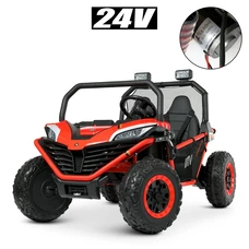 Двухместный детский электромобиль багги M 4969(2) EBLR-3 (24V) красный, моторы 2х150W фото 21