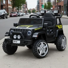 Детский электромобиль джип M 5103 EBLR-2 черный, моторы 2х40W