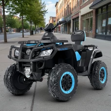 Детский квадроцикл на аккумуляторе M 4868 EL-4 (24V) синий, 4 мотора