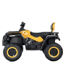 Детский квадроцикл на аккумуляторе M 4868 EL-2-6 (24V) черно-желтый, 4 мотора фото 37