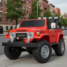 Двухместный детский электромобиль джип M 4968 EBLR-3 (24V) красный, 4 мотора