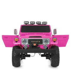Двухместный детский электромобиль джип M 4968 EBLR-8 (24V) розовый, 4 мотора фото 14