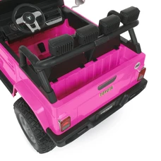 Двухместный детский электромобиль джип M 4968 EBLR-8 (24V) розовый, 4 мотора фото 31